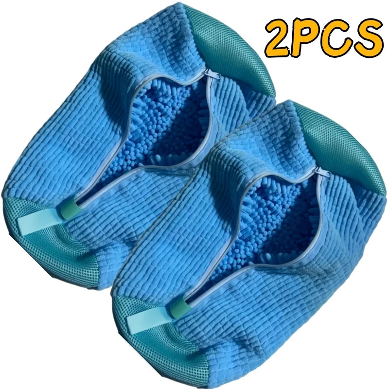 Sacos para Lavar Sapatos com Escova Líquida