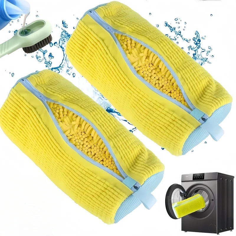 Sacos para Lavar Sapatos com Escova Líquida